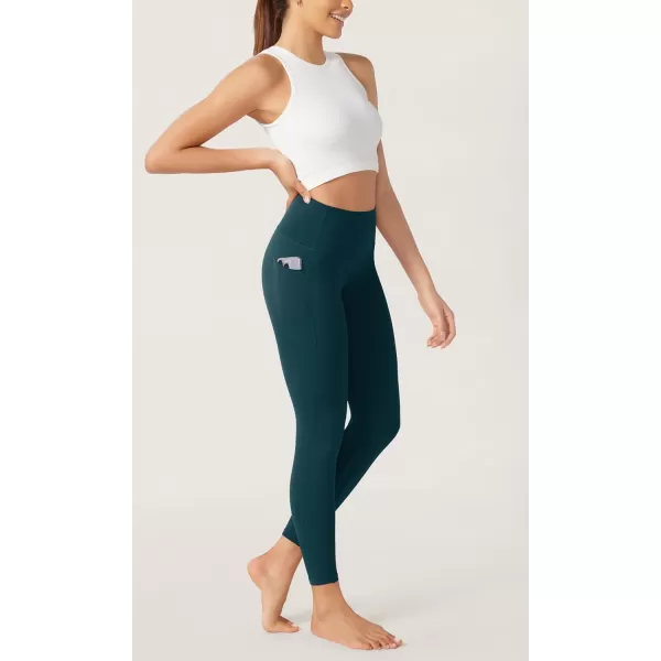 imageODODOS ODCLOUD Buttery Soft Lounge Yoga Leggings with Pockets for Women 23quot  25quot 28quot High Waist Yoga PantsForest Teal