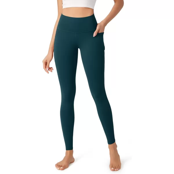 imageODODOS ODCLOUD Buttery Soft Lounge Yoga Leggings with Pockets for Women 23quot  25quot 28quot High Waist Yoga PantsForest Teal