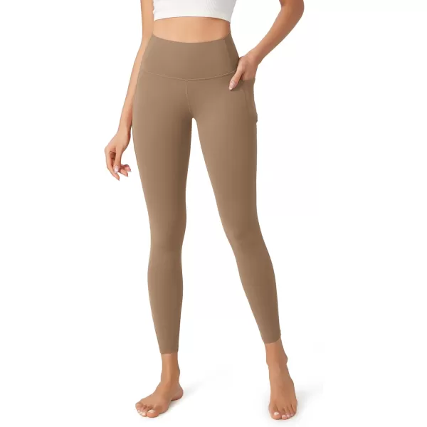 imageODODOS ODCLOUD Buttery Soft Lounge Yoga Leggings with Pockets for Women 23quot  25quot 28quot High Waist Yoga PantsLight Brown
