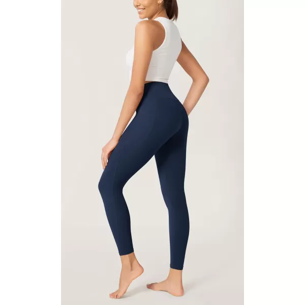 imageODODOS ODCLOUD Buttery Soft Lounge Yoga Leggings with Pockets for Women 23quot  25quot 28quot High Waist Yoga PantsNavy