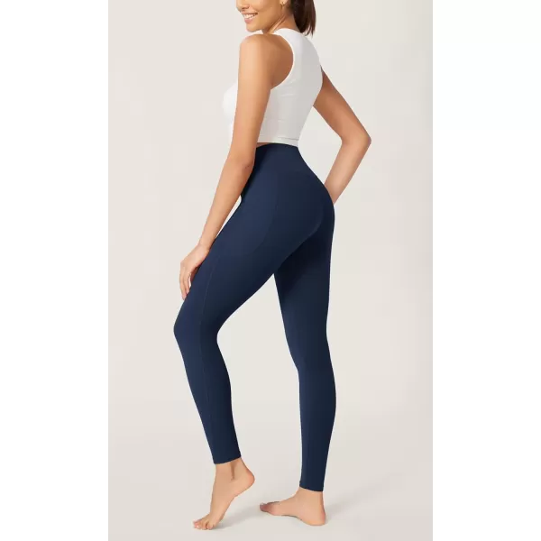 imageODODOS ODCLOUD Buttery Soft Lounge Yoga Leggings with Pockets for Women 23quot  25quot 28quot High Waist Yoga PantsNavy