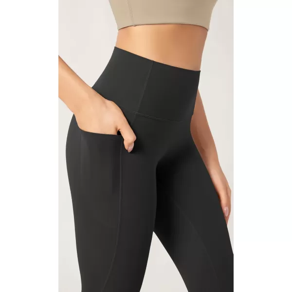 imageODODOS ODCLOUD Buttery Soft Lounge Yoga Leggings with Pockets for Women 23quot  25quot 28quot High Waist Yoga PantsOnyx Black Grey