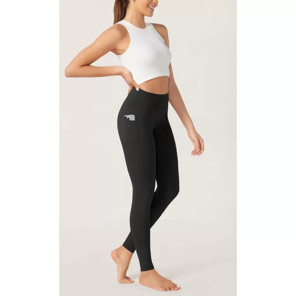 imageODODOS ODCLOUD Buttery Soft Lounge Yoga Leggings with Pockets for Women 23quot  25quot 28quot High Waist Yoga PantsOnyx Black Grey