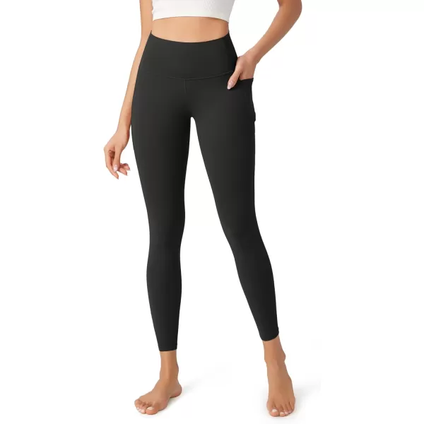 imageODODOS ODCLOUD Buttery Soft Lounge Yoga Leggings with Pockets for Women 23quot  25quot 28quot High Waist Yoga PantsOnyx Black Grey