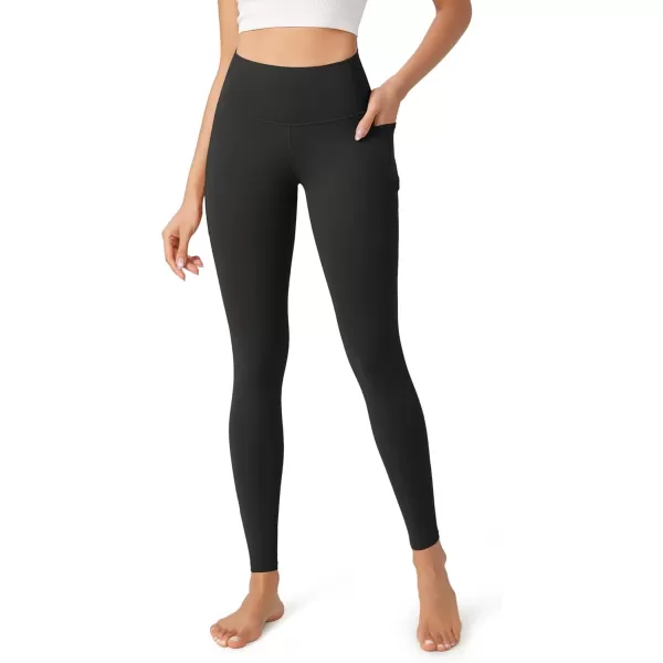 imageODODOS ODCLOUD Buttery Soft Lounge Yoga Leggings with Pockets for Women 23quot  25quot 28quot High Waist Yoga PantsOnyx Black Grey