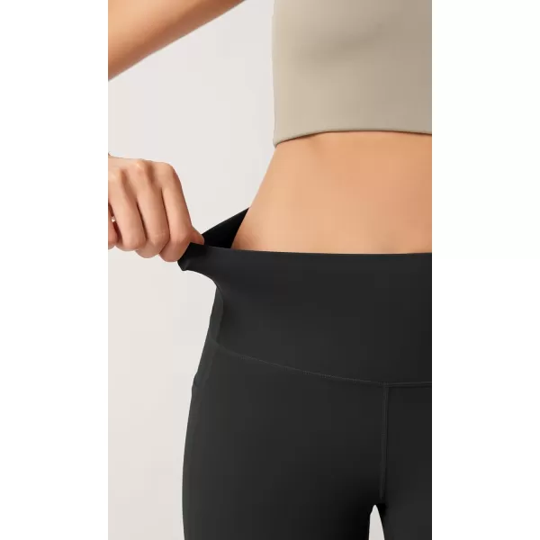 imageODODOS ODCLOUD Buttery Soft Lounge Yoga Leggings with Pockets for Women 23quot  25quot 28quot High Waist Yoga PantsOnyx Black Grey