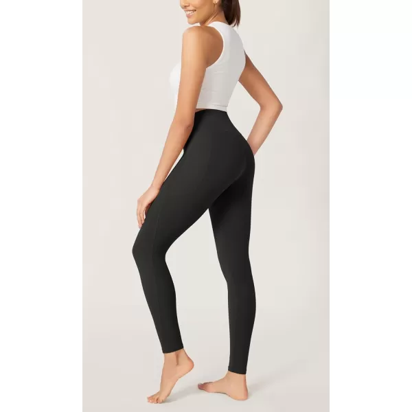 imageODODOS ODCLOUD Buttery Soft Lounge Yoga Leggings with Pockets for Women 23quot  25quot 28quot High Waist Yoga PantsOnyx Black Grey