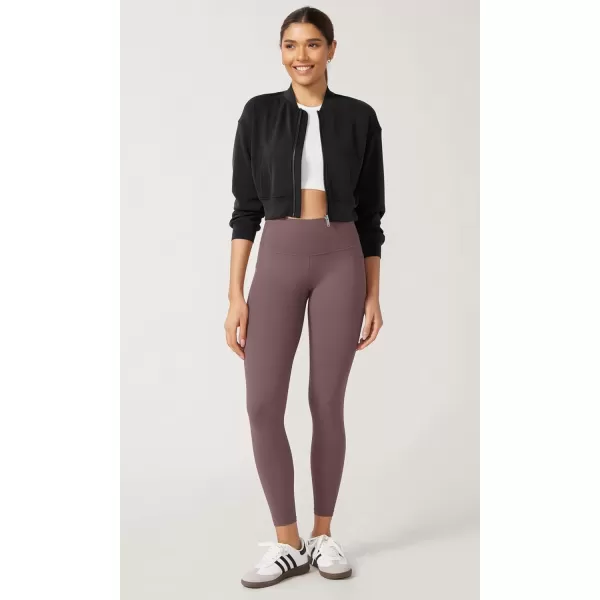 imageODODOS ODCLOUD Buttery Soft Lounge Yoga Leggings with Pockets for Women 23quot  25quot 28quot High Waist Yoga PantsPurple Taupe