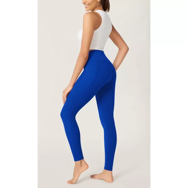 imageODODOS ODCLOUD Buttery Soft Lounge Yoga Leggings with Pockets for Women 23quot  25quot 28quot High Waist Yoga PantsRoyal Blue