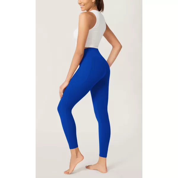 imageODODOS ODCLOUD Buttery Soft Lounge Yoga Leggings with Pockets for Women 23quot  25quot 28quot High Waist Yoga PantsRoyal Blue