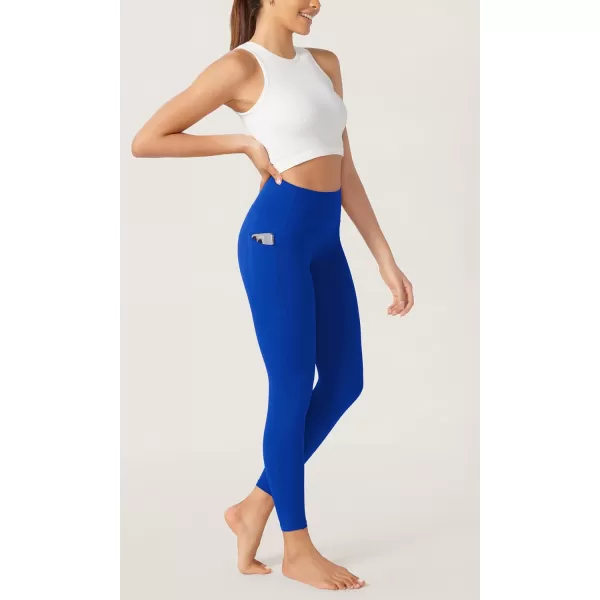 imageODODOS ODCLOUD Buttery Soft Lounge Yoga Leggings with Pockets for Women 23quot  25quot 28quot High Waist Yoga PantsRoyal Blue