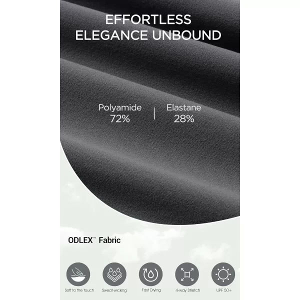 imageODODOS ODLEX 78 High Waist Workout Leggings with Pockets for Women 25quot28quot Tummy Control Athletic Yoga PantsCharcoal