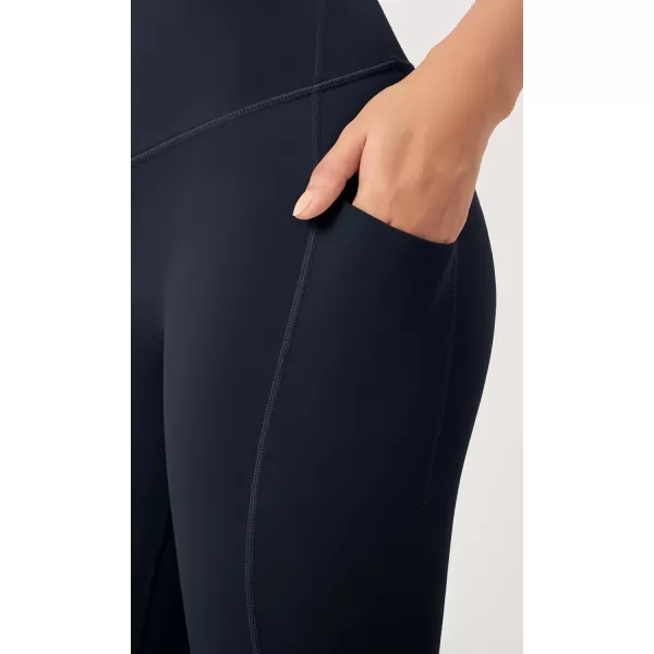 imageODODOS ODLEX 78 High Waist Workout Leggings with Pockets for Women 25quot28quot Tummy Control Athletic Yoga PantsDeep Navy