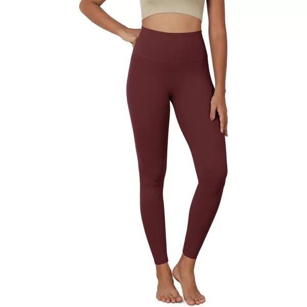 imageODODOS ODCLOUD Buttery Soft Lounge Yoga Leggings for Women 23quot  25quot 28quot High Waist Yoga PantsBurgundy