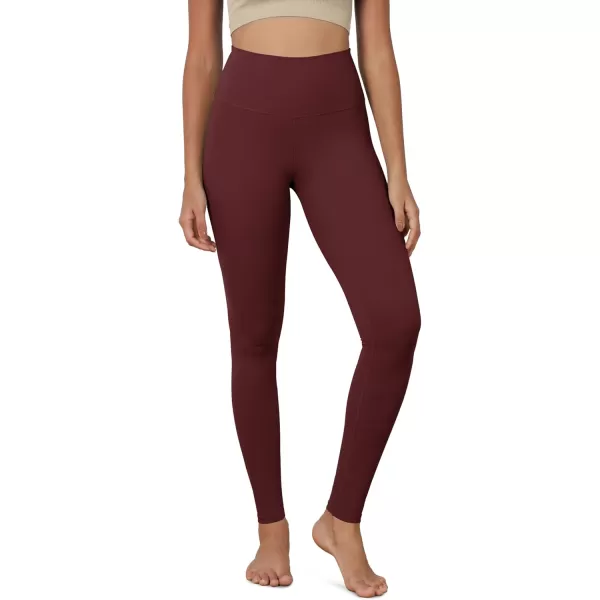 imageODODOS ODCLOUD Buttery Soft Lounge Yoga Leggings for Women 23quot  25quot 28quot High Waist Yoga PantsBurgundy