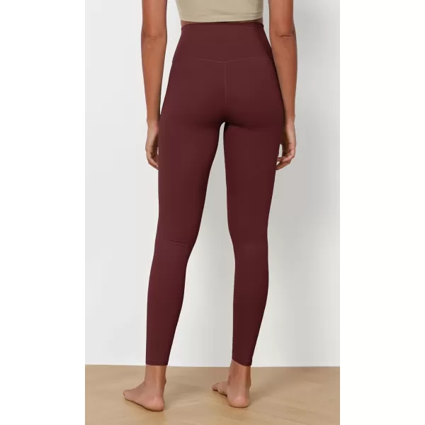imageODODOS ODCLOUD Buttery Soft Lounge Yoga Leggings for Women 23quot  25quot 28quot High Waist Yoga PantsBurgundy