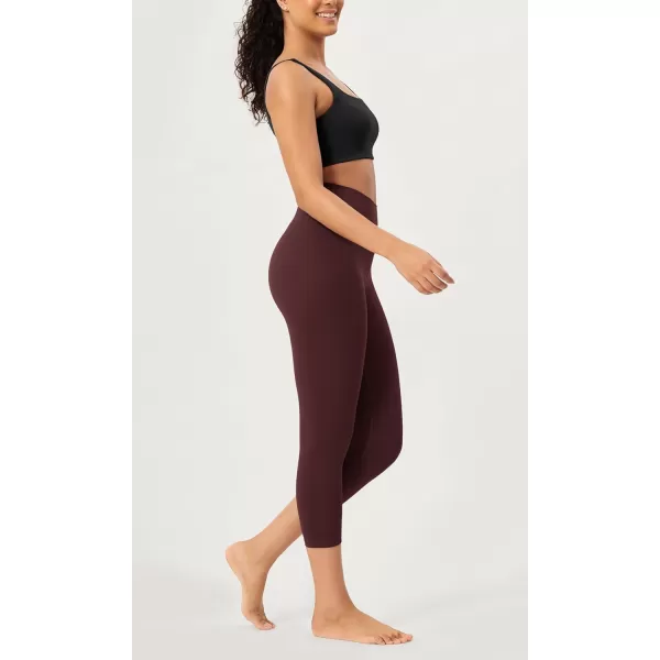 imageODODOS ODCLOUD Buttery Soft Lounge Yoga Leggings for Women 23quot  25quot 28quot High Waist Yoga PantsBurgundy