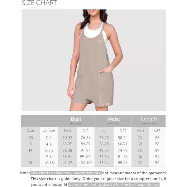 imageODODOS Womens Cotton Soft Romper with Pockets Racerback One Piece Outfit Short Jumpsuits Shirts Not IncludedGreen Glow