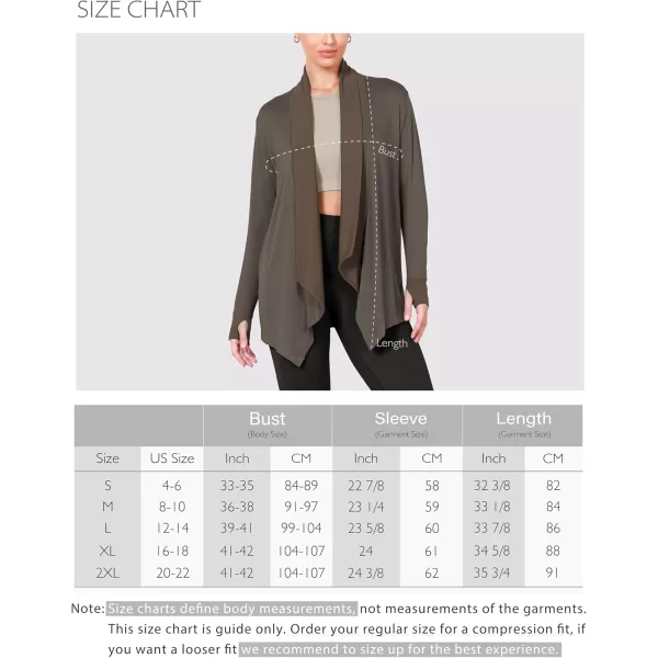 imageODODOS Womens Drape Open Front Cardigans Cozy Soft Long Sleeve Casual Wrap Outerwear with Pockets Thumb HoleDesert Palm