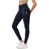 imageODODOS Womens Drawstring Tie Daily Leggings 25quot  28quot High Waist Workout Yoga PantsDeep Navy