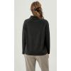 imageODODOS Womens Modal Soft Mock Neck Pullover Long Sleeve SweatShirts Relaxed Casual TopsBlack