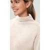 imageODODOS Womens Modal Soft Mock Neck Pullover Long Sleeve SweatShirts Relaxed Casual TopsIvory