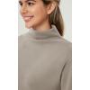 imageODODOS Womens Modal Soft Mock Neck Pullover Long Sleeve SweatShirts Relaxed Casual TopsKhaki