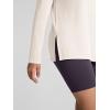 imageODODOS Womens PeachSoft Boat Neck Long Sleeve Shirts Side Slit Relaxed Fit Casual Yoga TopsWhite