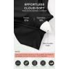 imageODODOS Womens Longline UBack Sports Bra VNeck Padded Yoga Workout Wirefree Tank TopBlack