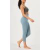 imageODODOS ODCLOUD Buttery Soft Lounge Yoga Leggings for Women 23quot  25quot 28quot High Waist Yoga PantsChambray
