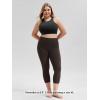 imageODODOS ODCLOUD Buttery Soft Lounge Yoga Leggings for Women 23quot  25quot 28quot High Waist Yoga PantsDark Brown