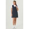 imageODODOS Modal Soft VNeck Tank Dress for Women Sleeveless Sundress Casual Relaxed Summer Dress with PocketNavy