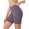 imageODODOS ODCLOUD Lounge Yoga Shorts for Women 4quot  6quot  8quot 10quot High Waist Buttery Soft Biker ShortsAsh Violet