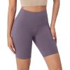 imageODODOS ODCLOUD Lounge Yoga Shorts for Women 4quot  6quot  8quot 10quot High Waist Buttery Soft Biker ShortsAsh Violet