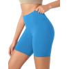 imageODODOS ODCLOUD Lounge Yoga Shorts for Women 4quot  6quot  8quot 10quot High Waist Buttery Soft Biker ShortsAzure
