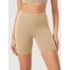 imageODODOS ODCLOUD Lounge Yoga Shorts for Women 4quot  6quot  8quot 10quot High Waist Buttery Soft Biker ShortsBeige