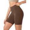 imageODODOS ODCLOUD Lounge Yoga Shorts for Women 4quot  6quot  8quot 10quot High Waist Buttery Soft Biker ShortsBrunette