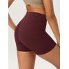 imageODODOS ODCLOUD Lounge Yoga Shorts for Women 4quot  6quot  8quot 10quot High Waist Buttery Soft Biker ShortsBurgundy