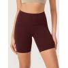 imageODODOS ODCLOUD Lounge Yoga Shorts for Women 4quot  6quot  8quot 10quot High Waist Buttery Soft Biker ShortsBurgundy
