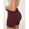 imageODODOS ODCLOUD Lounge Yoga Shorts for Women 4quot  6quot  8quot 10quot High Waist Buttery Soft Biker ShortsBurgundy