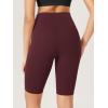 imageODODOS ODCLOUD Lounge Yoga Shorts for Women 4quot  6quot  8quot 10quot High Waist Buttery Soft Biker ShortsBurgundy
