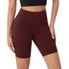 imageODODOS ODCLOUD Lounge Yoga Shorts for Women 4quot  6quot  8quot 10quot High Waist Buttery Soft Biker ShortsBurgundy