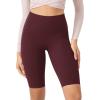 imageODODOS ODCLOUD Lounge Yoga Shorts for Women 4quot  6quot  8quot 10quot High Waist Buttery Soft Biker ShortsBurgundy