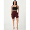 imageODODOS ODCLOUD Lounge Yoga Shorts for Women 4quot  6quot  8quot 10quot High Waist Buttery Soft Biker ShortsBurgundy