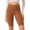 imageODODOS ODCLOUD Lounge Yoga Shorts for Women 4quot  6quot  8quot 10quot High Waist Buttery Soft Biker ShortsCaramel