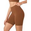imageODODOS ODCLOUD Lounge Yoga Shorts for Women 4quot  6quot  8quot 10quot High Waist Buttery Soft Biker ShortsCaramel