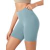 imageODODOS ODCLOUD Lounge Yoga Shorts for Women 4quot  6quot  8quot 10quot High Waist Buttery Soft Biker ShortsChambray