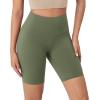 imageODODOS ODCLOUD Lounge Yoga Shorts for Women 4quot  6quot  8quot 10quot High Waist Buttery Soft Biker ShortsDark Olive