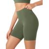 imageODODOS ODCLOUD Lounge Yoga Shorts for Women 4quot  6quot  8quot 10quot High Waist Buttery Soft Biker ShortsDark Olive