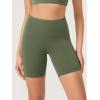 imageODODOS ODCLOUD Lounge Yoga Shorts for Women 4quot  6quot  8quot 10quot High Waist Buttery Soft Biker ShortsDark Olive